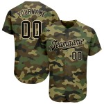 Benutzerdefiniertes authentisches Salute To Service Baseball-Trikot in Camo-Schwarz-City-Creme Benutzerdefiniertes authentisches Salute To Service Baseball-Trikot in Camo-Schwarz-City-Creme