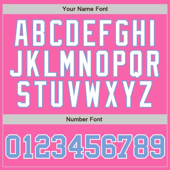 Benutzerdefinierte rosa weiße Nadelstreifen hellblau-weiß authentische Baseball Jersey Benutzerdefinierte rosa weiße Nadelstreifen hellblau-weiß authentische Baseball Jersey
