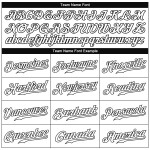 Benutzerdefiniertes weißes, weiß-schwarzes authentisches Baseball-Trikot Benutzerdefiniertes weißes, weiß-schwarzes authentisches Baseball-Trikot