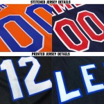 Benutzerdefiniertes marineblau-weißes Baseball-Trikot Benutzerdefiniertes marineblau-weißes Baseball-Trikot
