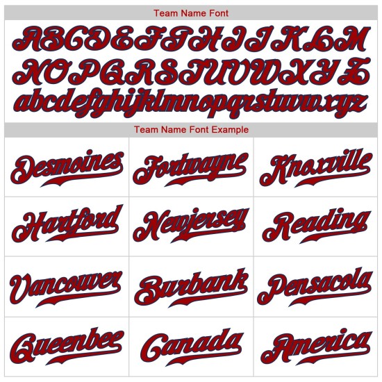 Benutzerdefiniertes authentisches Baseballtrikot in Weiß und Marineblau mit Nadelstreifen in Rot und Marineblau Benutzerdefiniertes authentisches Baseballtrikot in Weiß und Marineblau mit Nadelstreifen in Rot und Marineblau