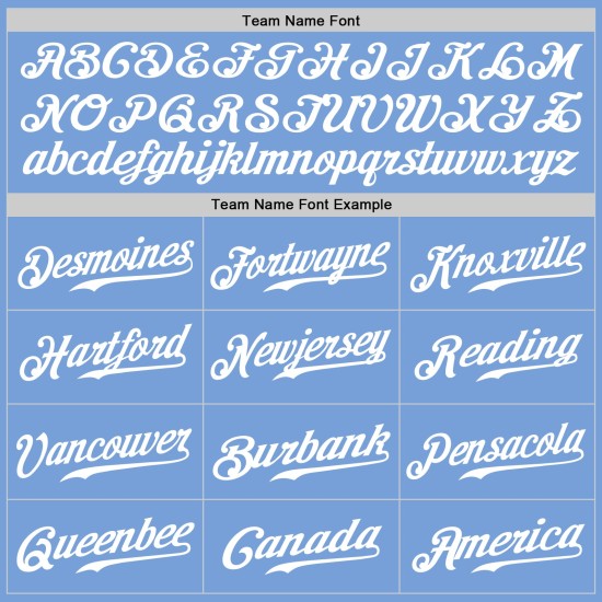 Benutzerdefinierte hellblau weiß Nadelstreifen weiß authentische Baseball Jersey Benutzerdefinierte hellblau weiß Nadelstreifen weiß authentische Baseball Jersey