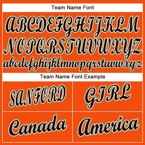 Benutzerdefinierte Orange Schwarz Creme-Altgold Baseball Jersey Benutzerdefinierte Orange Schwarz Creme-Altgold Baseball Jersey