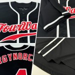 Benutzerdefiniertes authentisches schwarz-rot-weißes Baseballtrikot Benutzerdefiniertes authentisches schwarz-rot-weißes Baseballtrikot