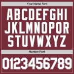 Benutzerdefinierte Burgund Weiß-Grau Authentic Baseball Jersey Benutzerdefinierte Burgund Weiß-Grau Authentic Baseball Jersey
