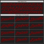 Benutzerdefiniertes Weiß-Schwarz-Rot Authentic Split Fashion Baseball Jersey Benutzerdefiniertes Weiß-Schwarz-Rot Authentic Split Fashion Baseball Jersey