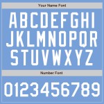 Benutzerdefinierte hellblau weiß Nadelstreifen weiß authentische Baseball Jersey Benutzerdefinierte hellblau weiß Nadelstreifen weiß authentische Baseball Jersey