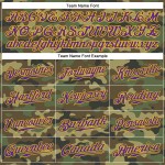 Benutzerdefiniertes authentisches Salute To Service-Baseballtrikot in Lila und Gold Benutzerdefiniertes authentisches Salute To Service-Baseballtrikot in Lila und Gold
